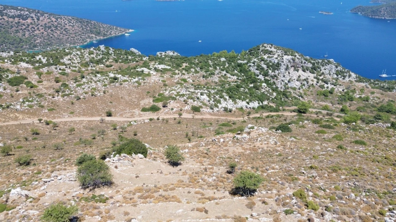 Selimiye K&ouml;rfezine Hakim,Panoramik Deniz Manzaralı &Ouml;zel Arazi