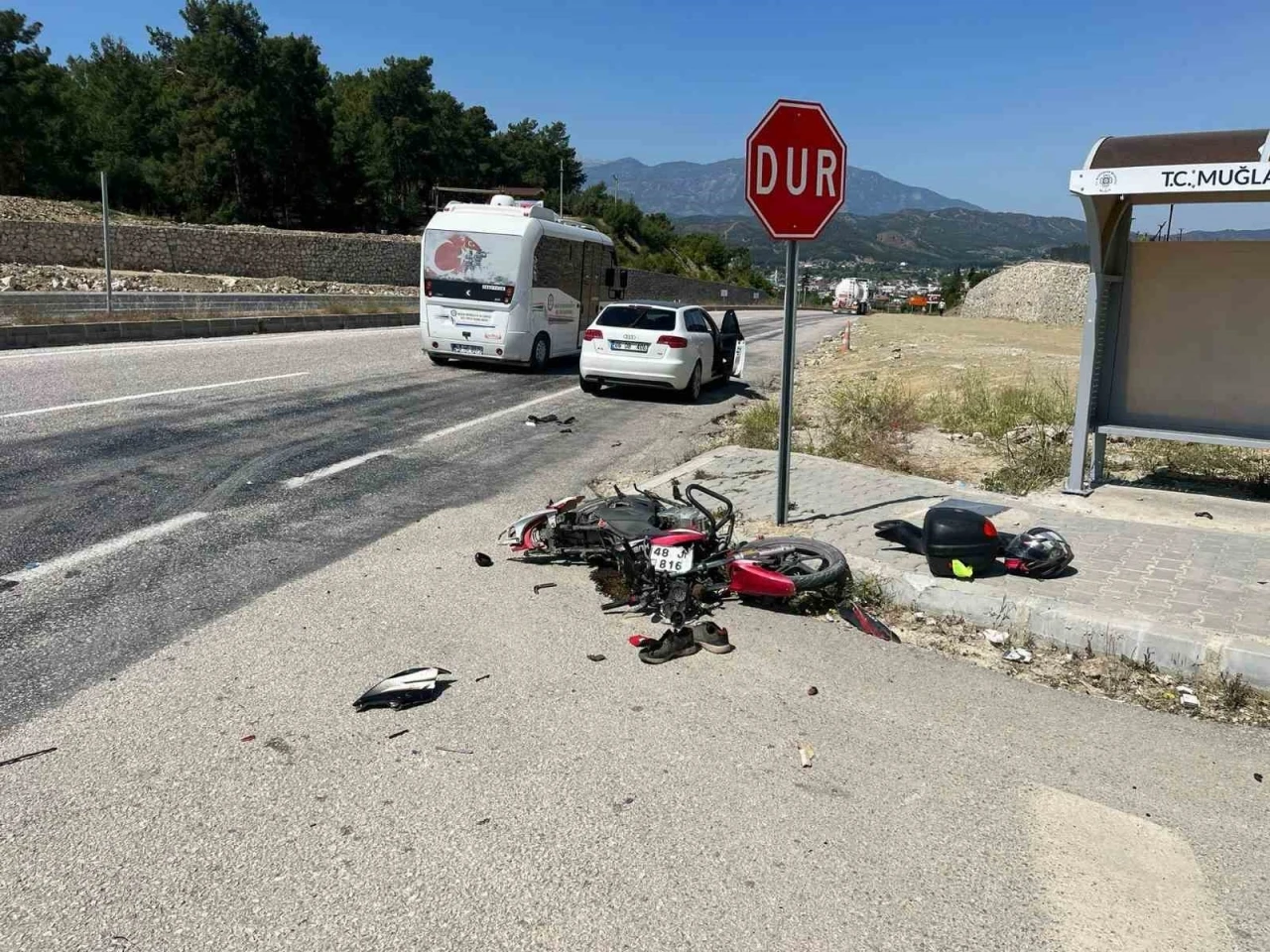 Seydikemer’de motosiklet kazası:1 ölü
