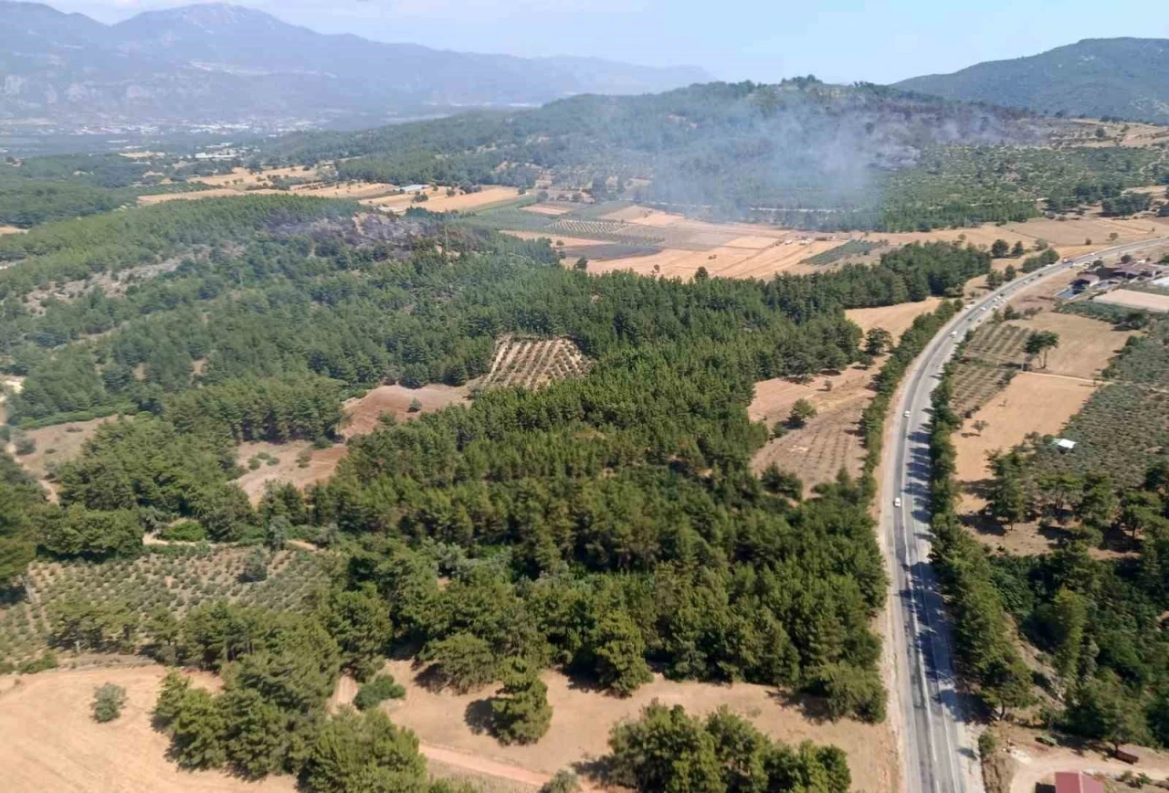 Seydikemer&rsquo;deki orman yangını kontrol altına alındı
