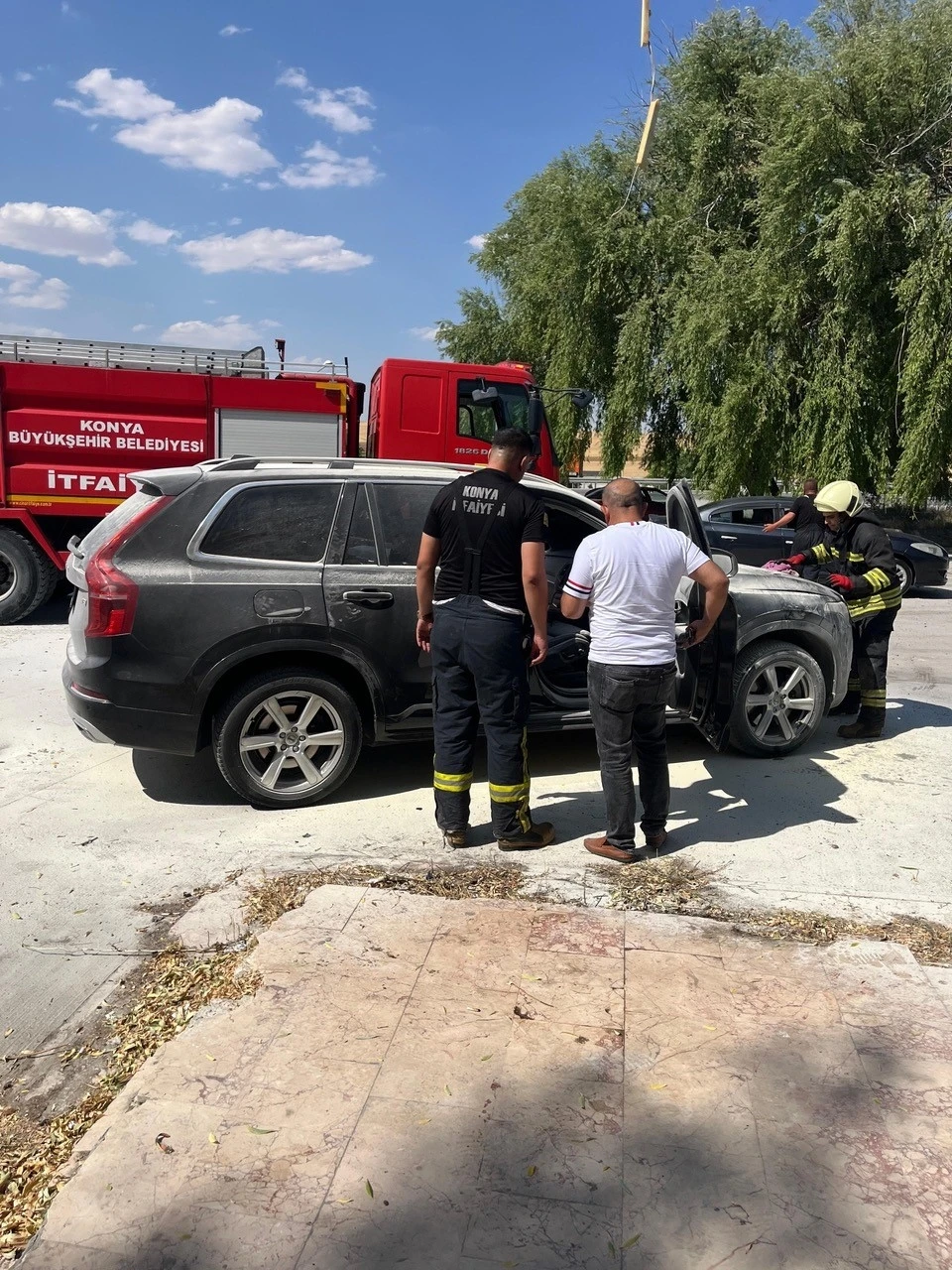 Seyir halindeki cipte yangın paniği

