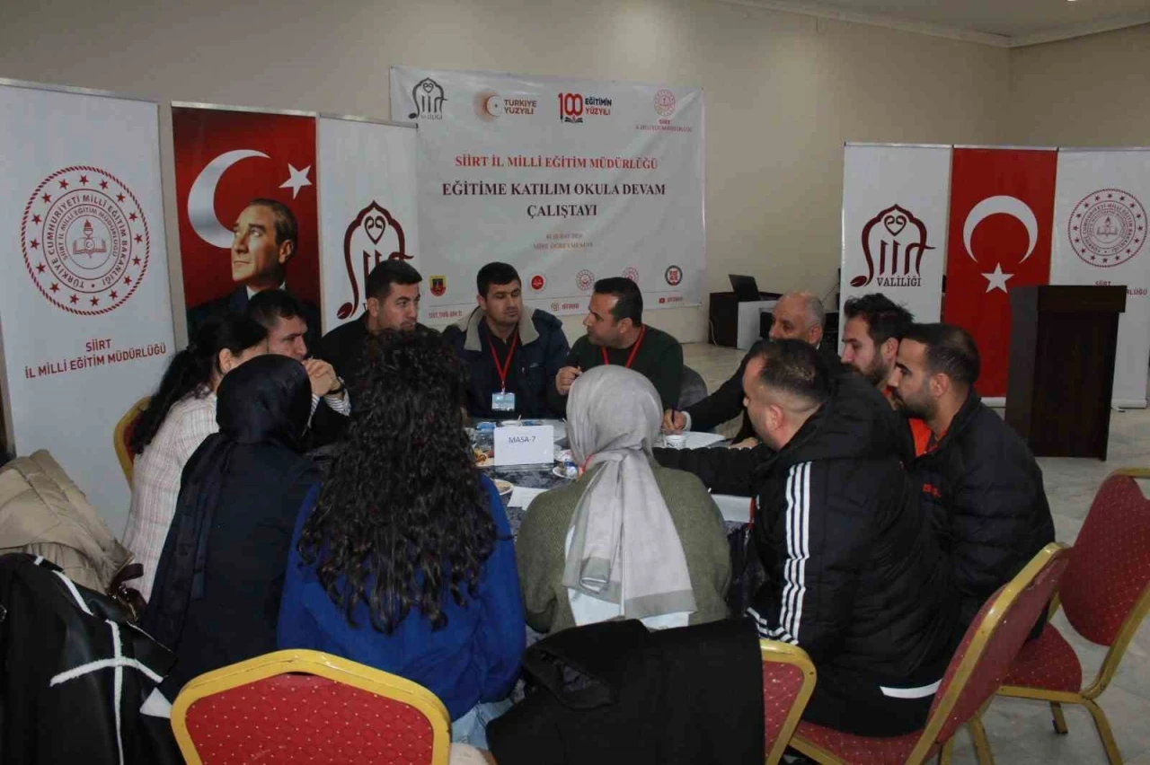 Siirt&rsquo;te &lsquo;Eğitime Katılım Okula Devam &Ccedil;alıştayı&rsquo; d&uuml;zenlendi
