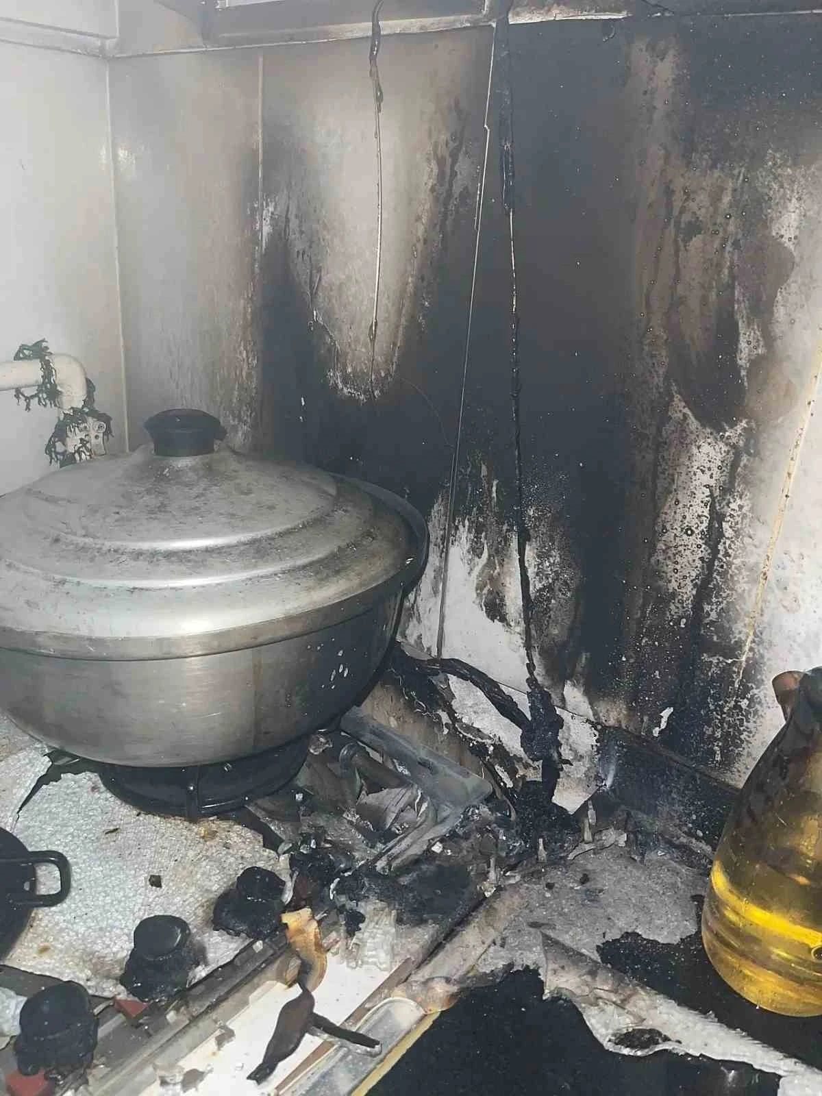 Siirt’te korkutan yangın
