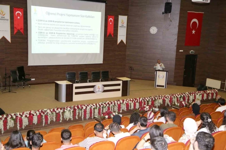 Siirt Üniversitesi’nde TÜBİTAK bilgilendirme toplantıları düzenlendi
