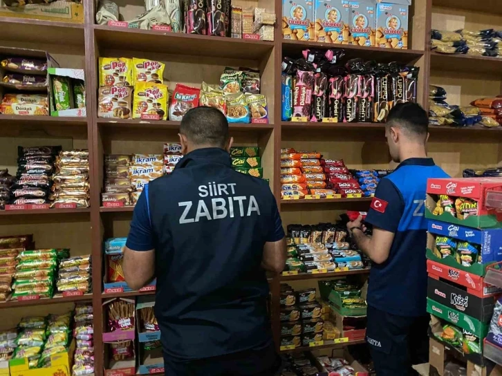 Siirt zabıta ekiplerinden market denetimi
