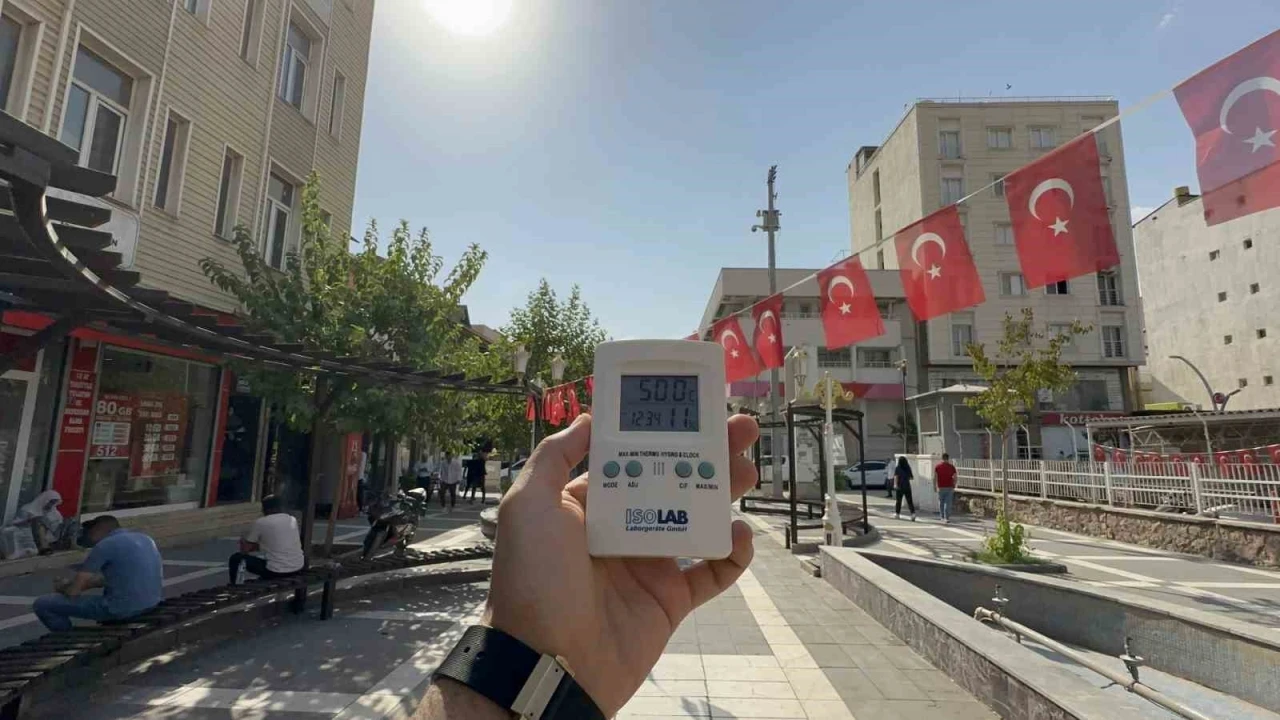 Silopi’de sıcaklık rekoru: Termometre 50 dereceyi aştı
