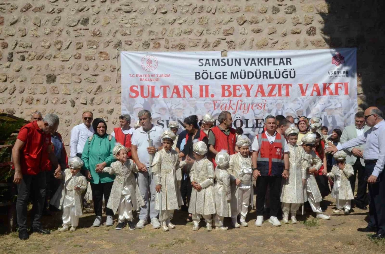 Sinop&rsquo;ta 25 &ccedil;ocuk i&ccedil;in s&uuml;nnet ş&ouml;leni
