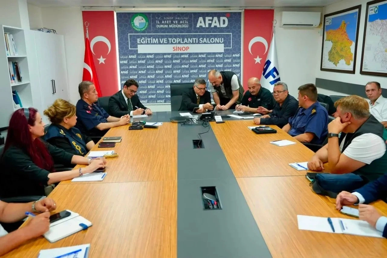 Sinop&rsquo;ta afet mesaisi
