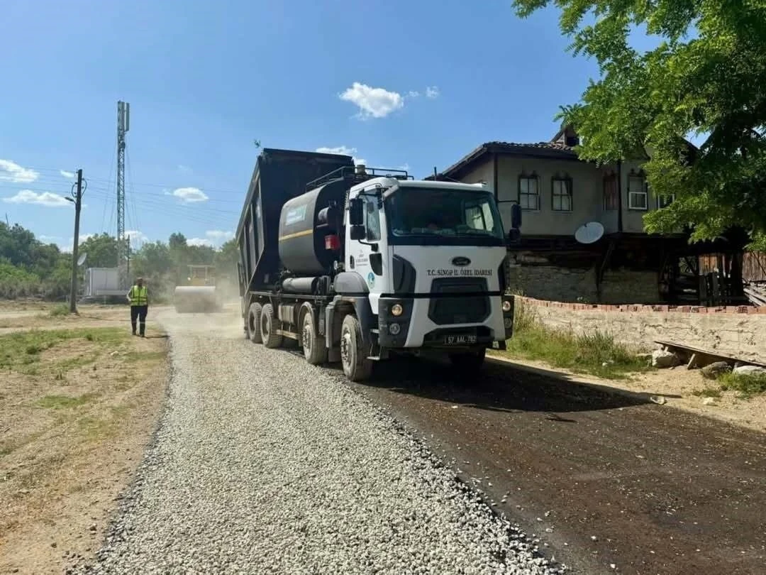 Sinop’ta asfalt sezonu başladı
