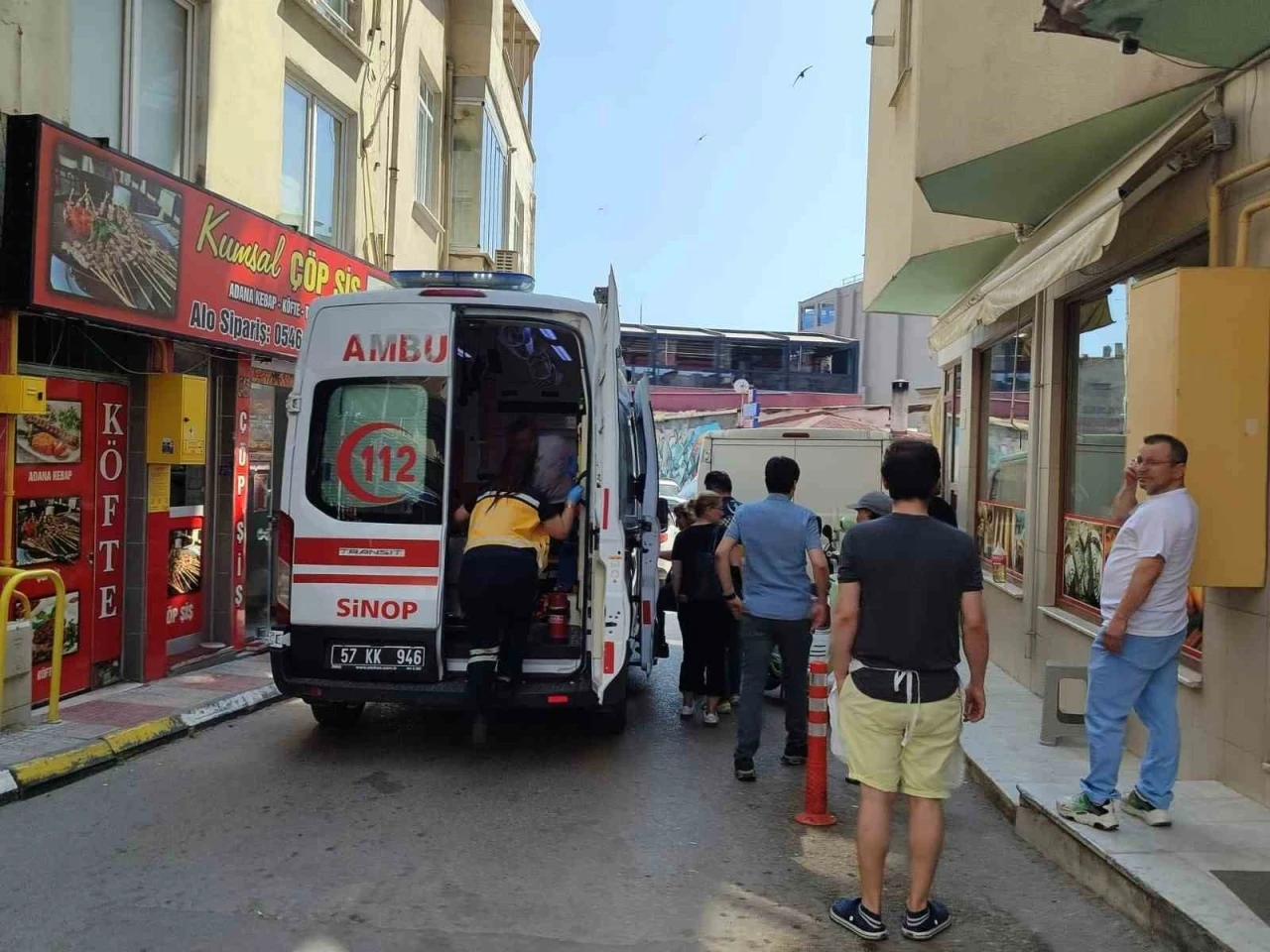 Sinop’ta otomobilin çarptığı yaya yaralandı
