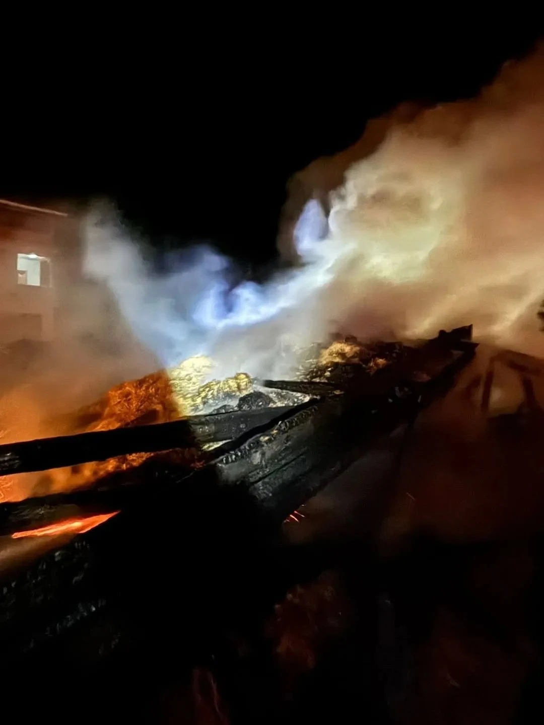 Sinop&rsquo;ta samanlık yangını
