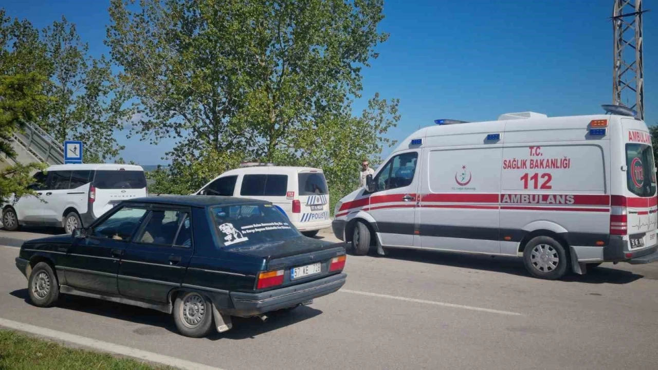 Sinop’ta üst geçitte intihar girişimi
