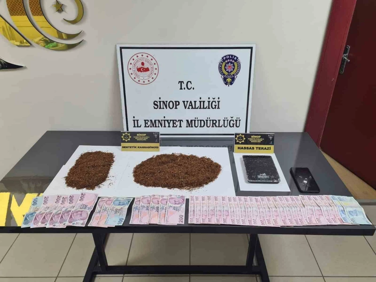 Sinop&rsquo;ta uyuşturucu operasyonu: 1 tutuklama
