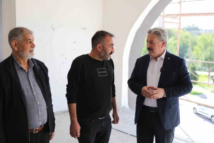 Şirintepe Mahallesi&rsquo;nin k&uuml;t&uuml;phanesi ve ikinci bahar evi tamamlanmak &uuml;zere
