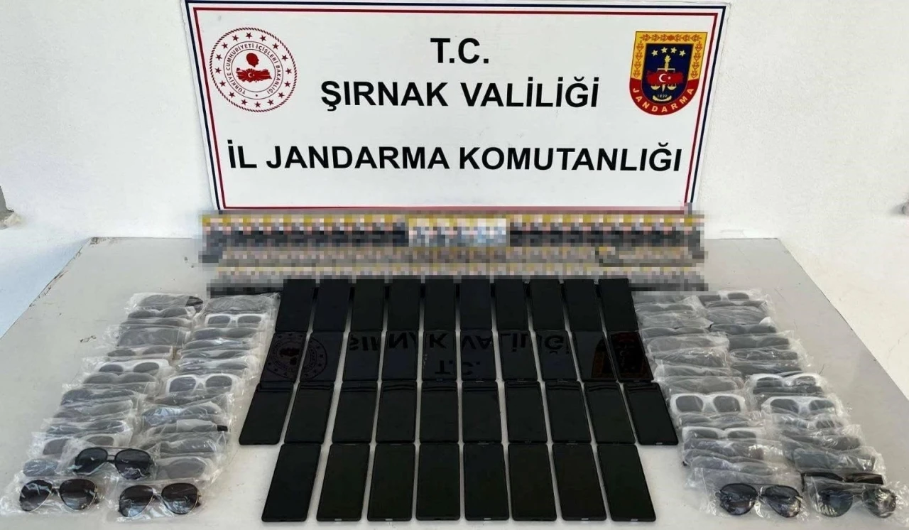 Şırnak’ta 3 milyon 800 bin lira değerinde kaçak ürünler ele geçirildi

