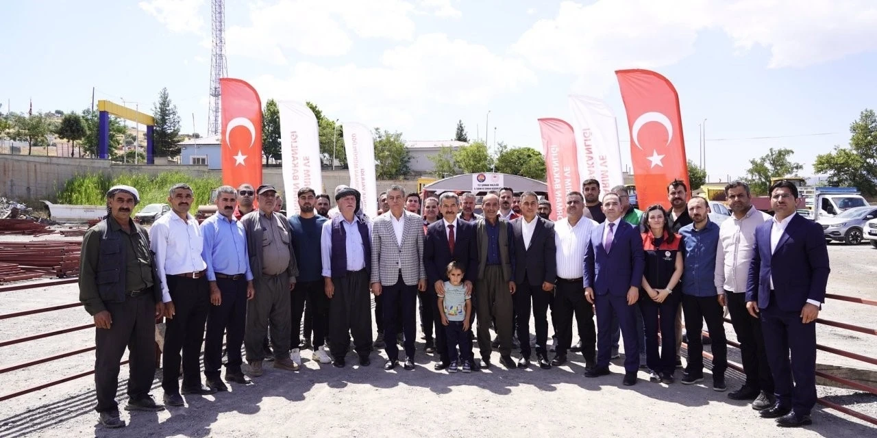 Şırnak’ta çiftçilere 3 milyon TL’lik makine ekipman desteği
