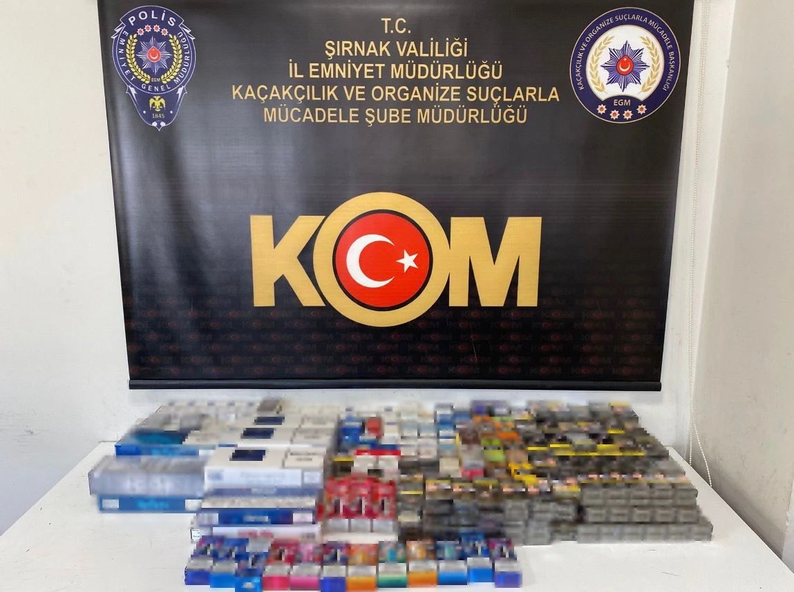 Şırnak’ta jandarma 10 milyon liralık kaçak malzeme ele geçirdi
