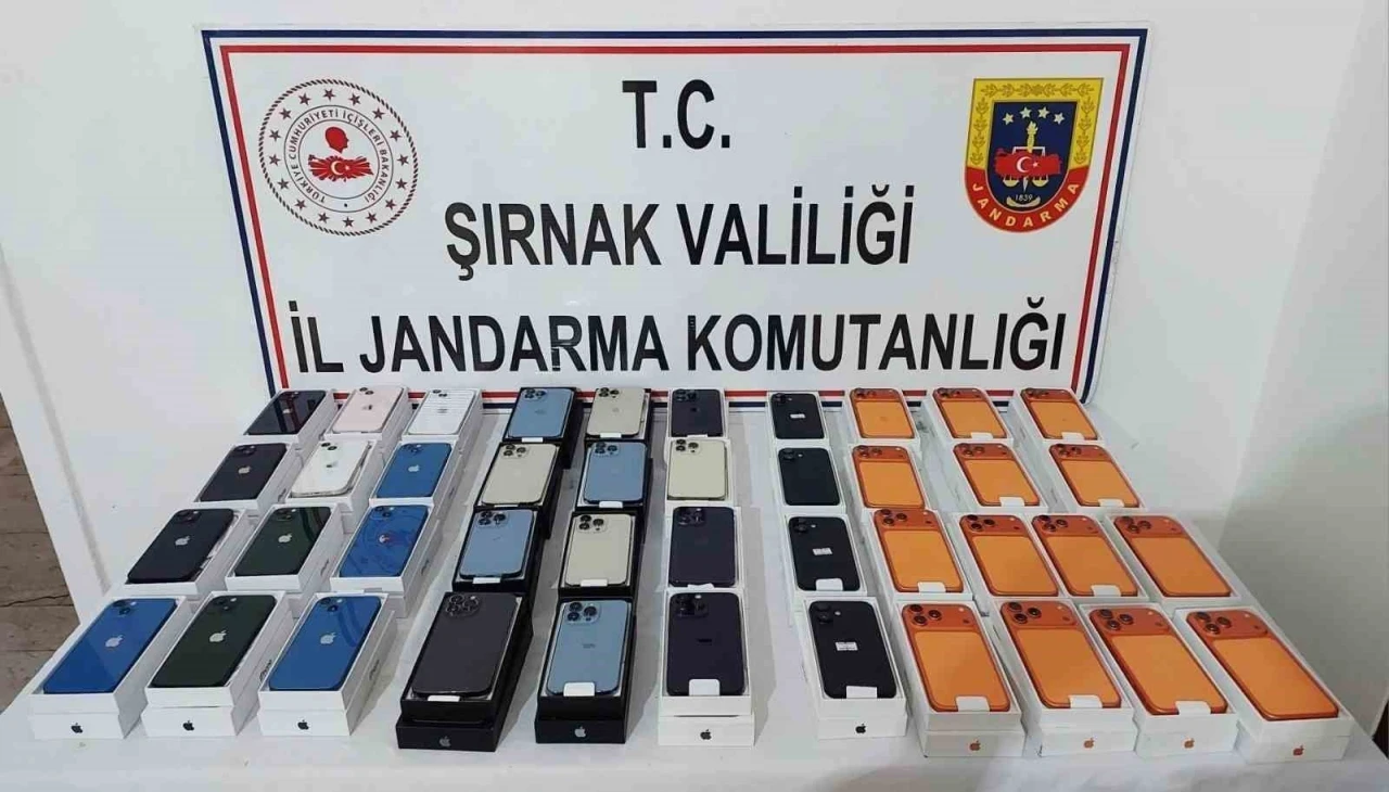 Şırnak&rsquo;ta jandarma ekipleri 21 milyonluk ka&ccedil;ak &uuml;r&uuml;n ele ge&ccedil;irdi
