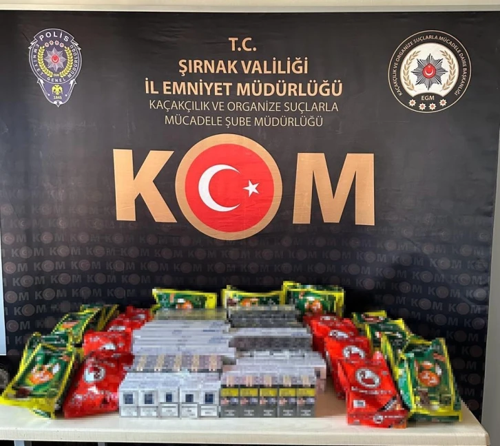 Şırnak&rsquo;ta ka&ccedil;ak&ccedil;ılık ve asayiş operasyonu: 61 g&ouml;zaltı
