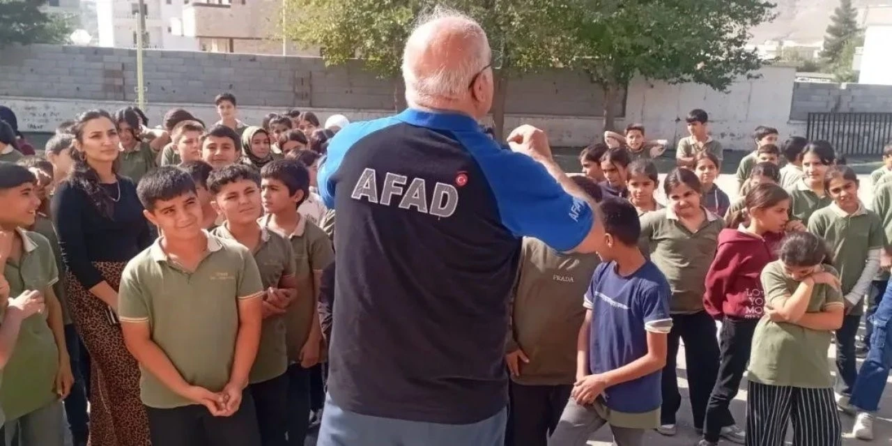 Şırnak’ta öğrencilere afet bilinci aşılanıyor
