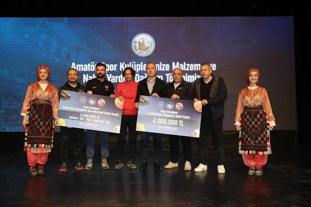 Sivas Belediyesi’den amatör spora 4 milyon TL’lik destek
