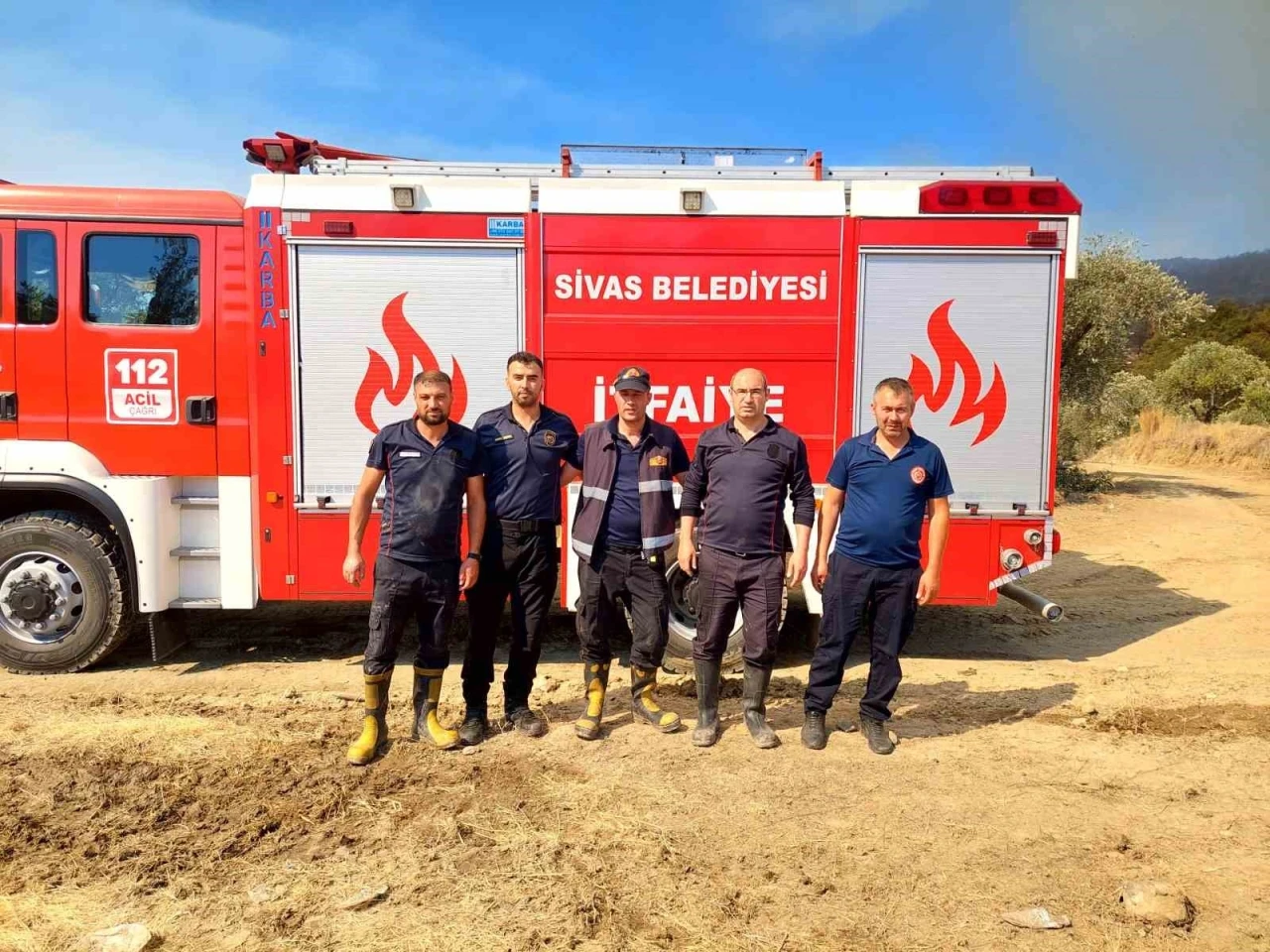 Sivas itfaiyesinden Hatay’a yardım eli
