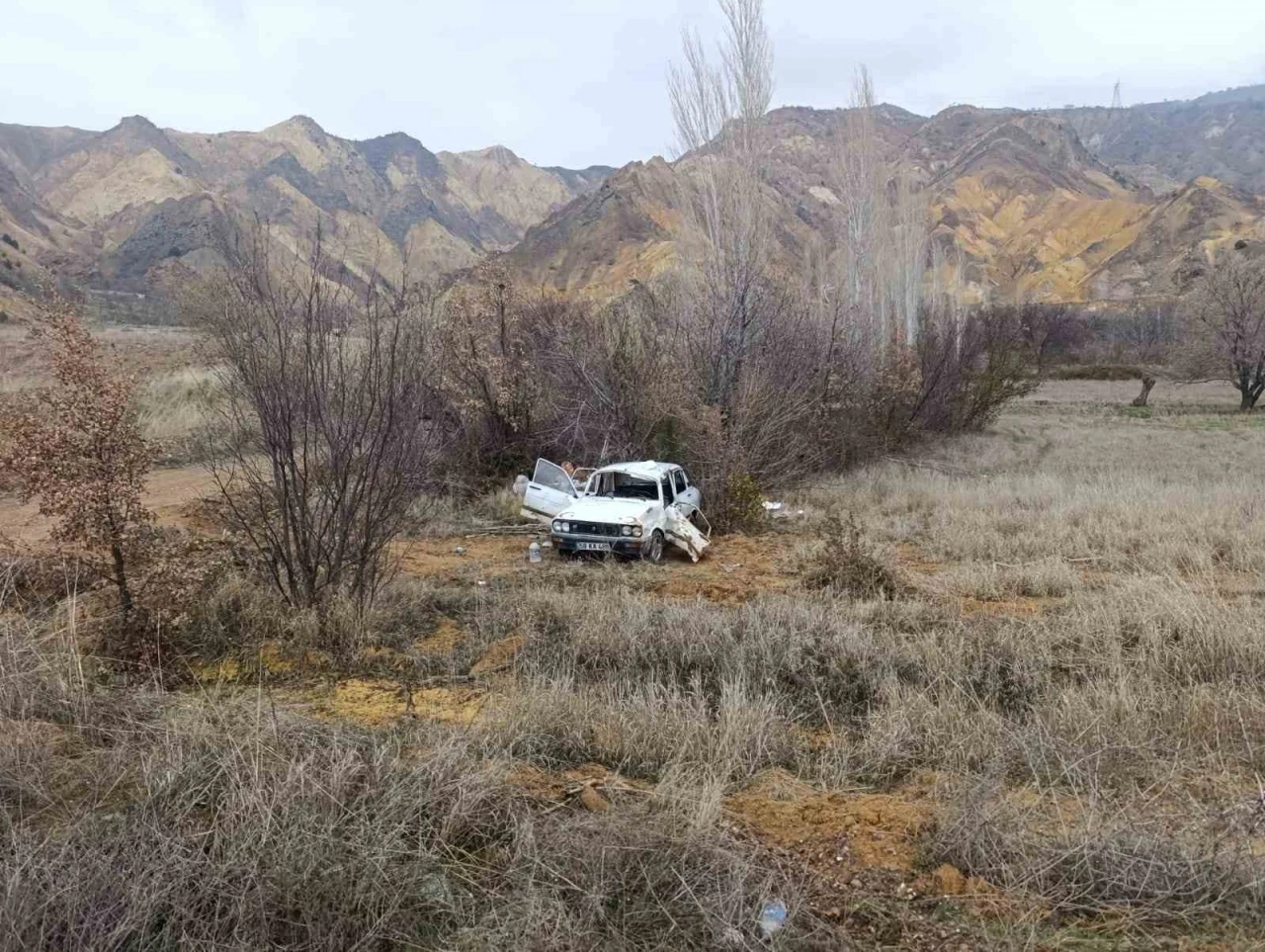 Sivas&rsquo;ta trafik kazası: 1 &ouml;l&uuml;, 2 ağır yaralı
