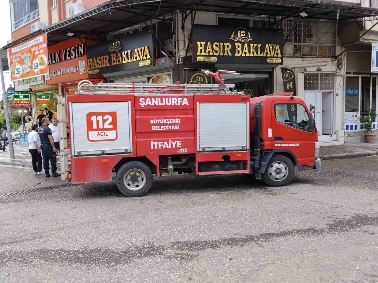 Siverek&rsquo;te iş yerinde &ccedil;ıkan yangın korku dolu anlar yaşattı
