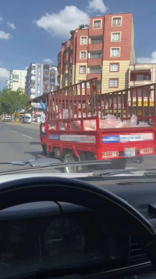 Siverek’te tepki çeken görüntü
