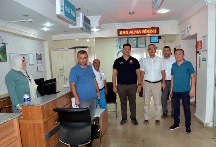 Sivrihisar’daki sağlık kuruluşlarını ziyaret ettiler
