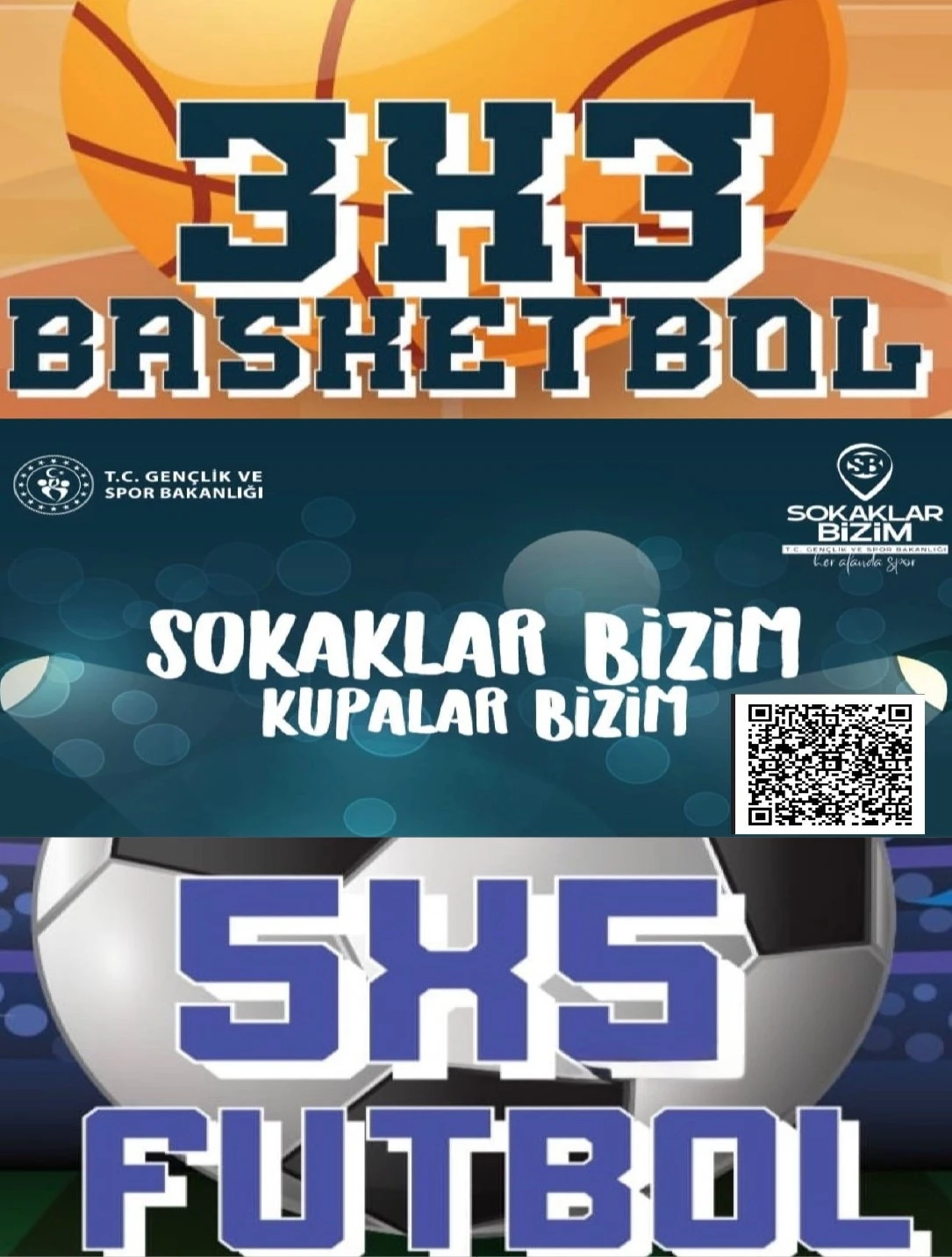Sokaklar Bizim Gençlik Kupaları başlıyor
