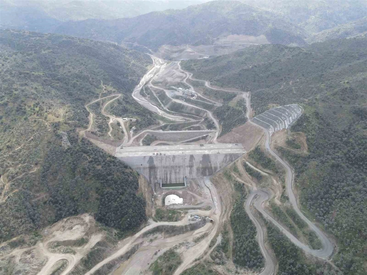 Söke Sarıçay Barajı’nda çalışmalar sürüyor
