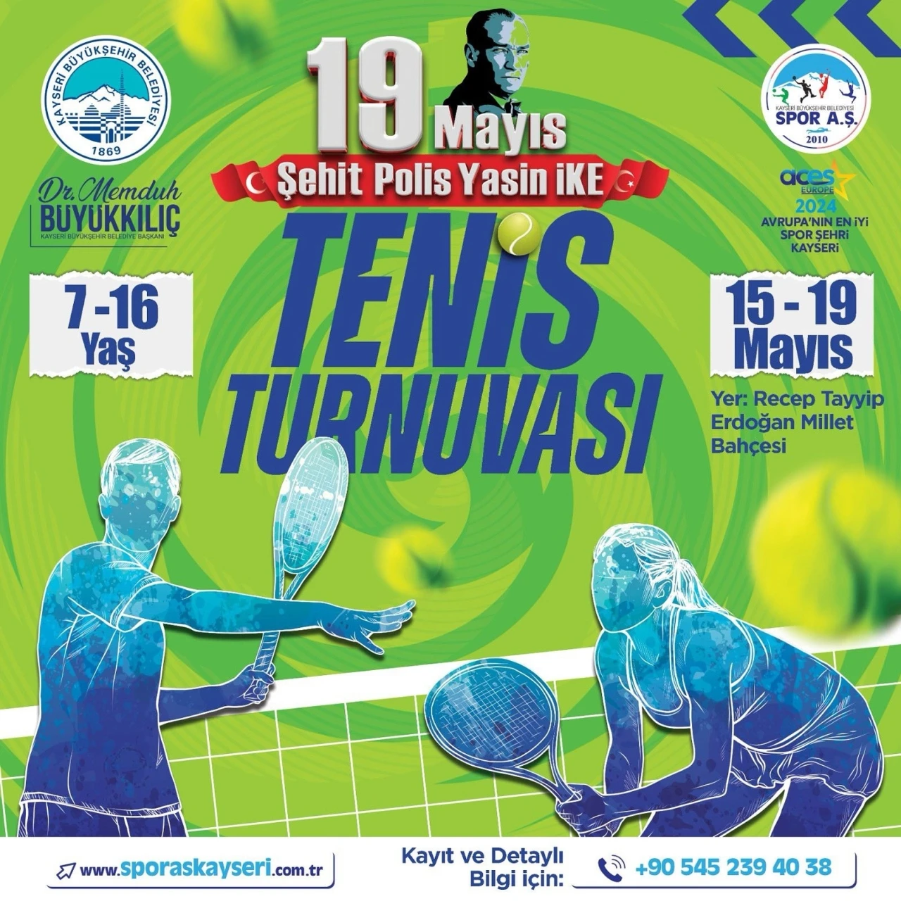Spor A.Ş.’den 19 Mayıs’a özel tenis turnuvası
