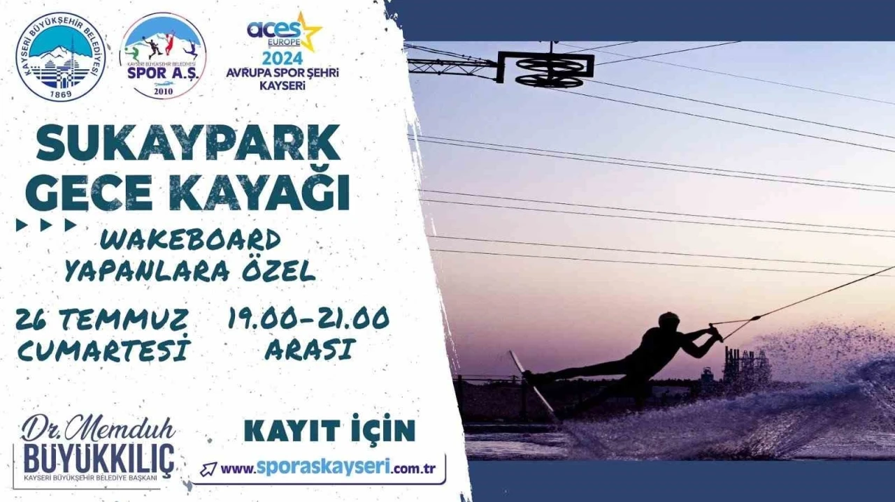Spor A.Ş.’den yaz gecelerine renk katacak spor etkinliği: ‘SUKAY’da gece kayağı’
