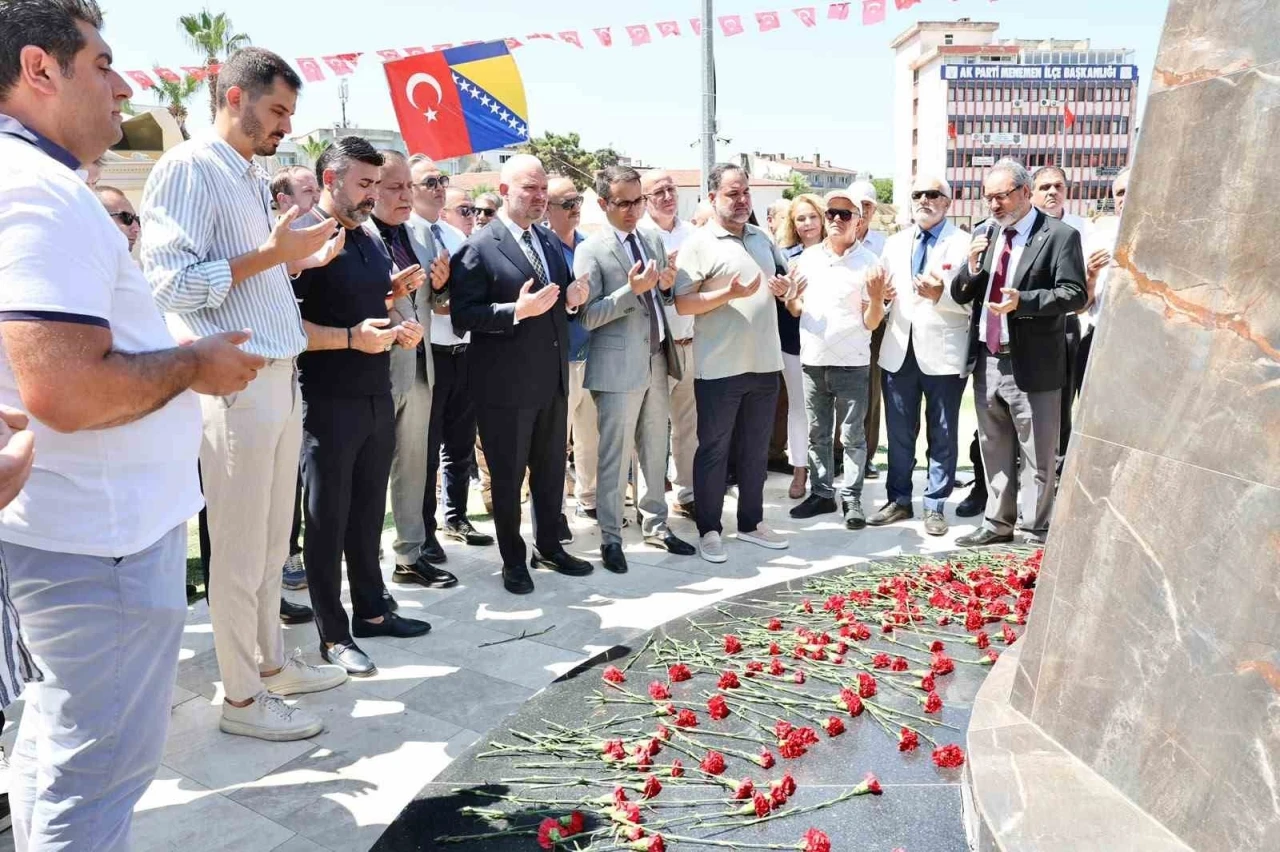 Srebrenitsa Soykırımı kurbanları, Menemen&rsquo;de anıldı
