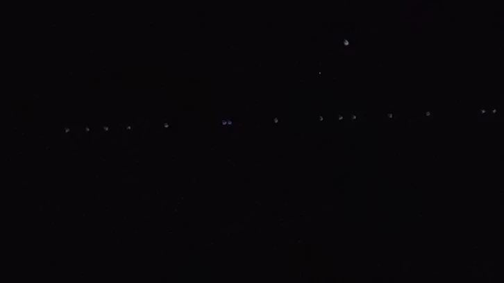 Starlink uyduları Aşkale semalarında görüldü