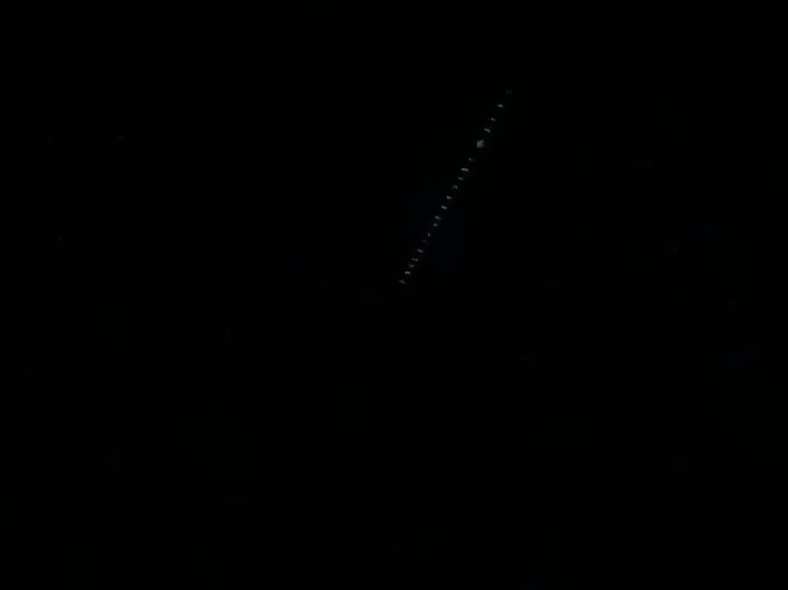 Starlink uyduları Kastamonu semalarında görüldü