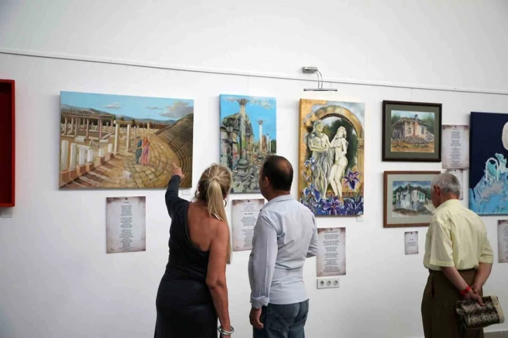 Stratonikeia resim ve şiir sergisi a&ccedil;ıldı
