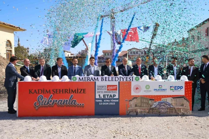 Ş&uuml;kran Kentsel D&ouml;n&uuml;ş&uuml;m Projesi&rsquo;nde 1. Etabın temeli atıldı
