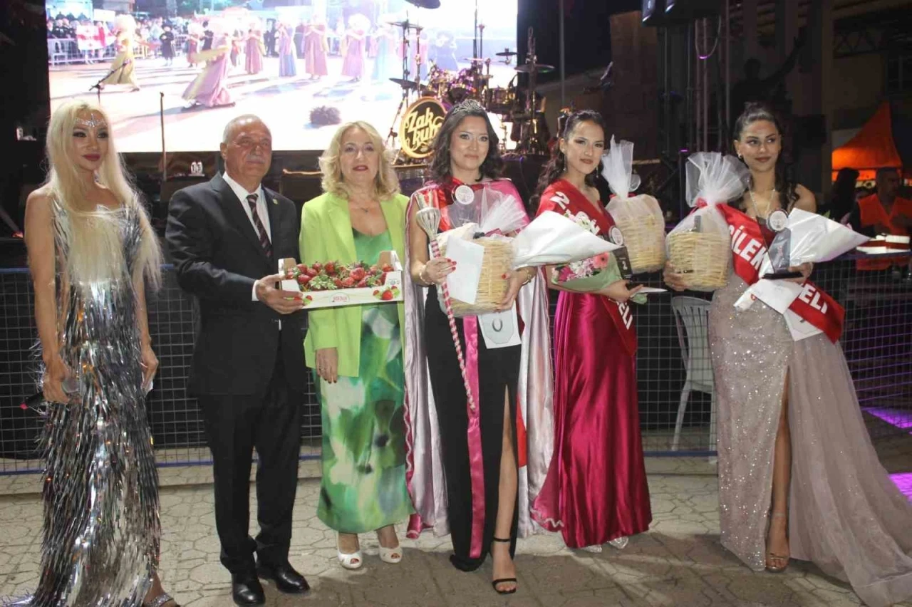Sultanhisar’da ‘Çilek Güzeli’ belli oldu

