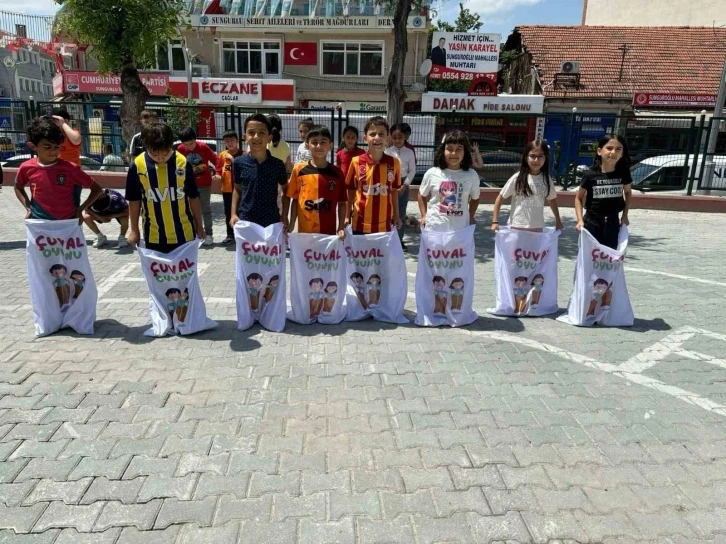 Sungurlu’da geleneksel çocuk oyunları şenliği düzenlendi
