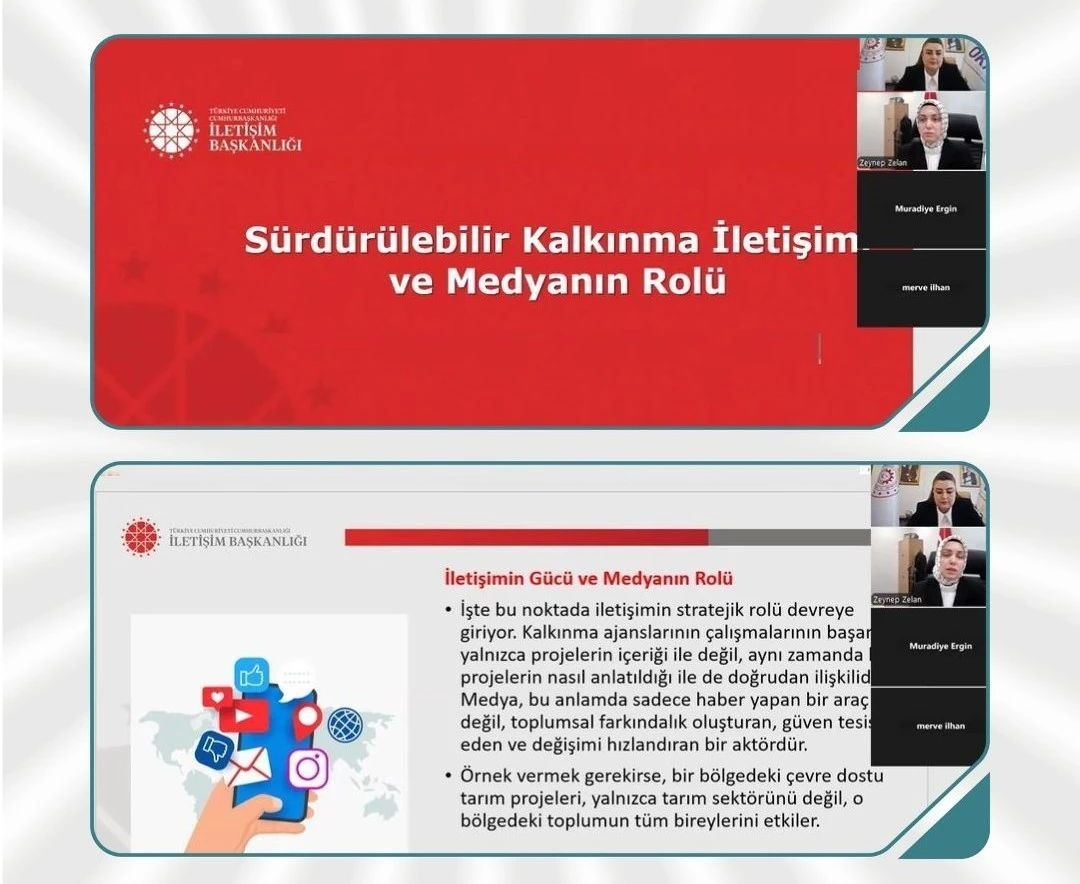 S&uuml;rd&uuml;r&uuml;lebilir kalkınma politikalarında iletişimin &ouml;nemi ele alındı
