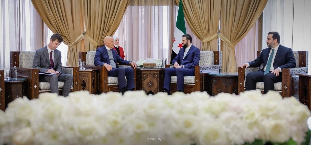 Suriye Devlet Başkanı eş-Şara, ABD&rsquo;nin Suriye &Ouml;zel Temsilcisi Barrack&rsquo;ı kabul etti
