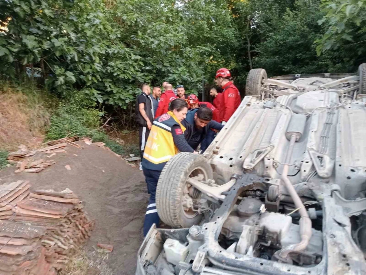 Susurluk’ta trafik kazası: 1 yaralı
