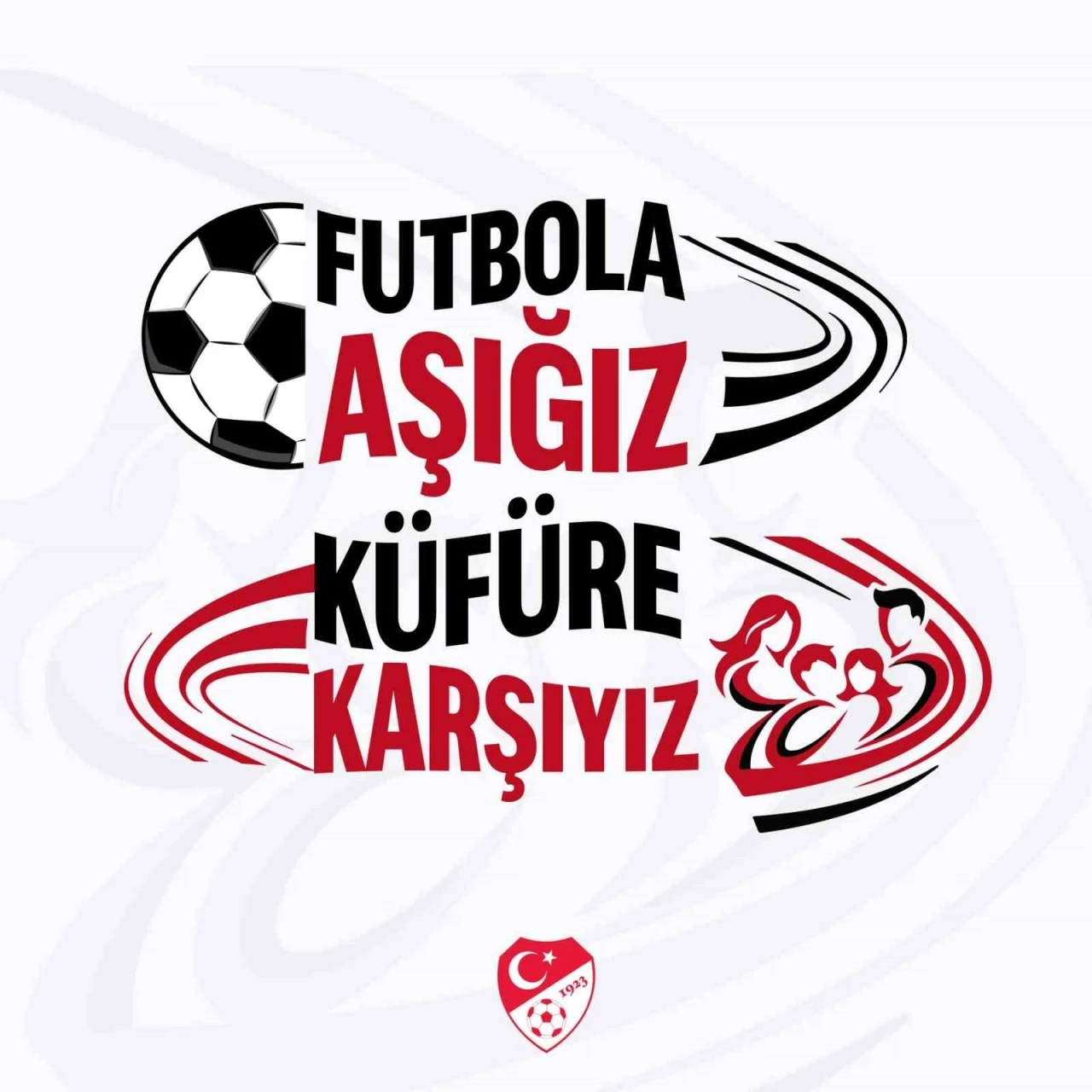 Takımlar sahaya &rsquo;Futbola Aşığız, K&uuml;f&uuml;re Karşıyız&rsquo; pankartıyla &ccedil;ıkacak
