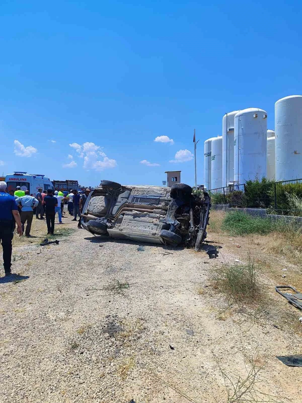 Takla atan otomobildeki 7 yaşındaki &ccedil;ocuk hayatını kaybetti

