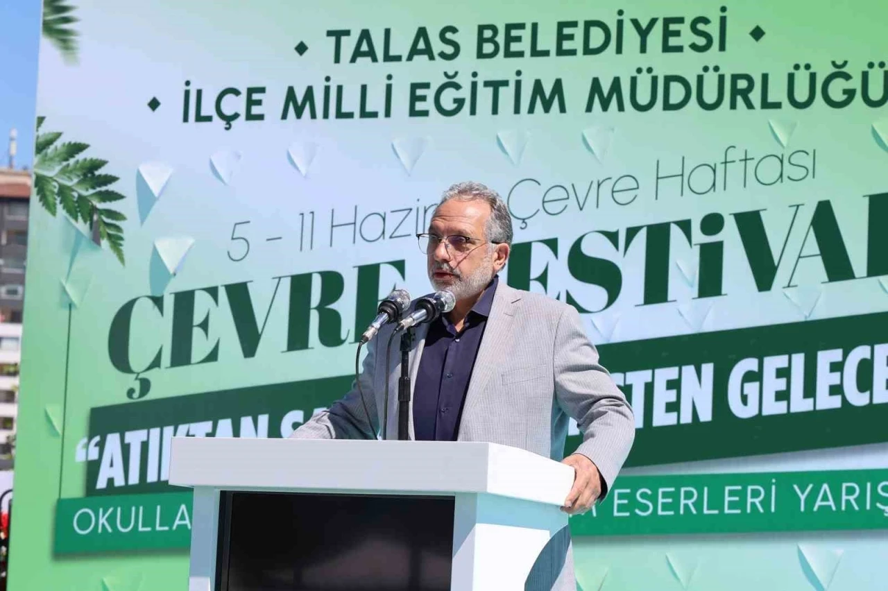 Talas&rsquo;ta &ccedil;evre bilinci şenlikle b&uuml;t&uuml;nleşti

