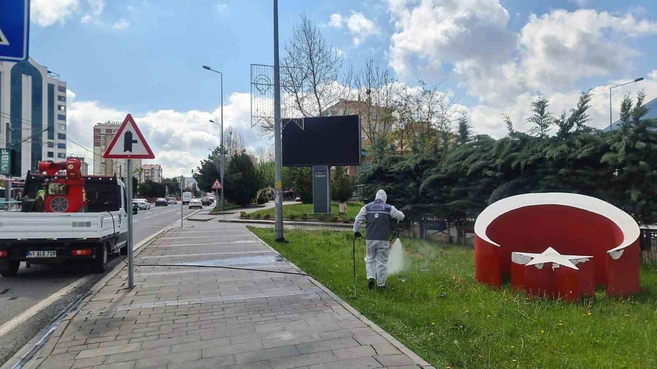 Talas’ta yaz boyunca haşereyle mücadele devam ediyor

