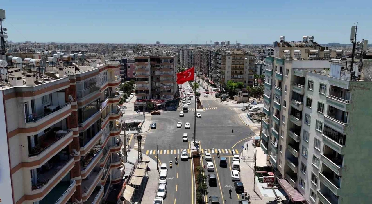 Tarsus Cetvel Köprüsü Kavşağı yenilendi
