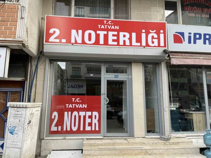 Tatvan’da 2’nci noter açıldı
