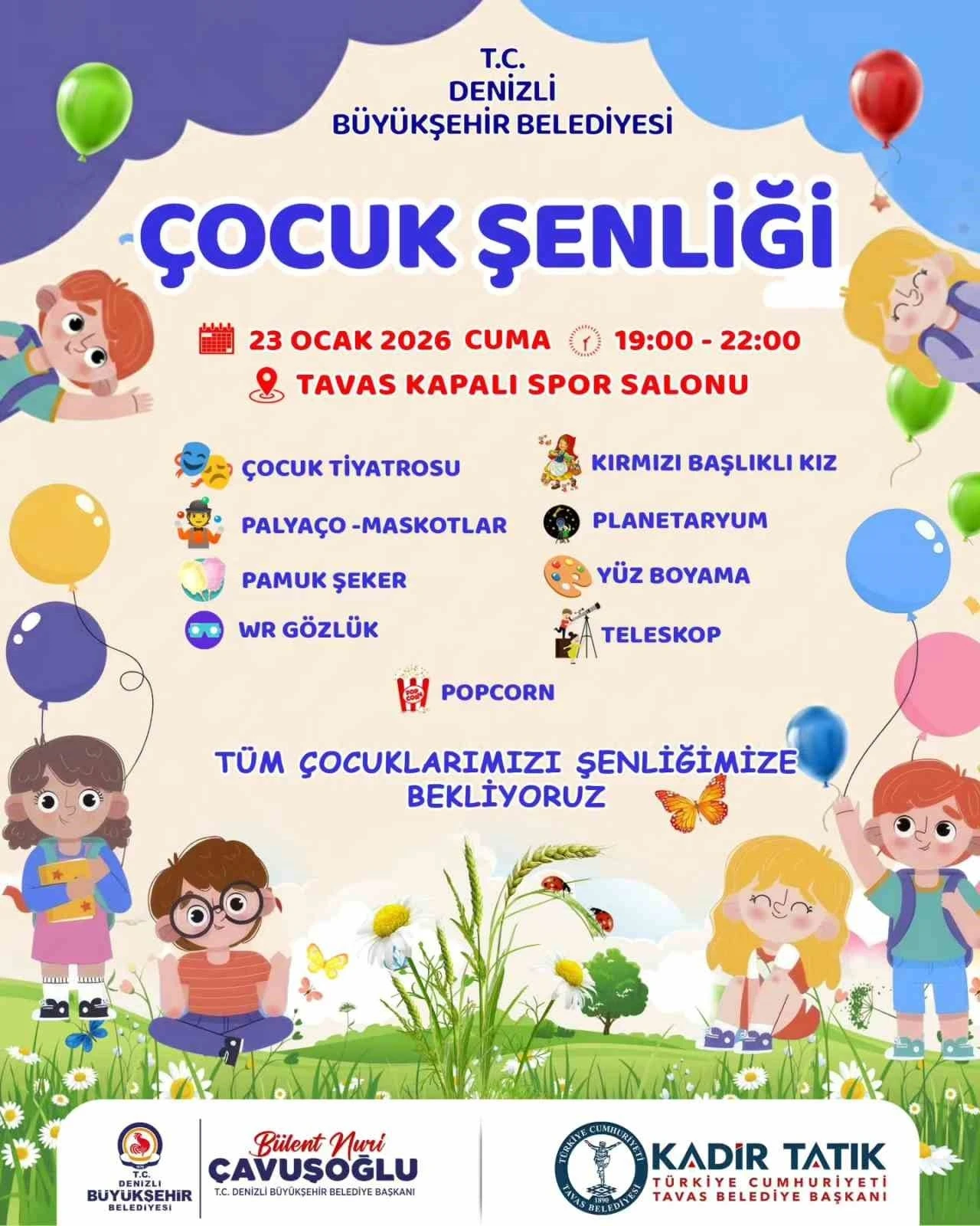 Tavaslı &ccedil;ocuklar yarıyıl şenliğinde eğlenecek
